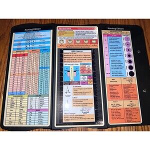 Sepsis/SIRS Nursing Edition Clipboard Compact Folding Pocket Reference Study